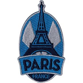 Vagabond Heart Paris Travel Patch - Eiffel Tower Souvenir - Paris Patch - France Gift