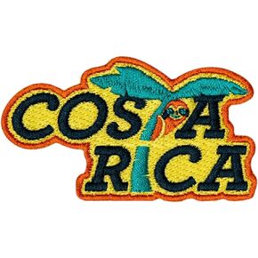 Vagabond Heart Costa Rica Patch - Costa Rica Souvenir Badge