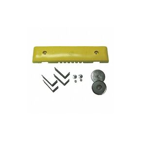 Ideal Warehouse Innovations, Inc.-70-1110 PVC Plastic Safe Bump Forklift Protector with Two 100lbs Magnets and VHB, 18" Length x 4" Width x 1.5" Depth