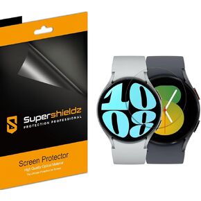 Supershieldz (6 Pack) Designed for Samsung Galaxy Watch 6 (40mm) / Galaxy Watch 5 (40mm) / Galaxy Watch 4 (40mm) Screen Protector, High Definition Clear Shield (PET)