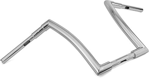 WSays 1.5 inch Fat Bar 14" Rise Ape Bar Handlebar Steel Pipe Black Compatible with Harley Dyna Softail Sportster XL 883 1200 & 1994-2022 Road King Model & 1998-2013 Road Glide in Saudi Arabia