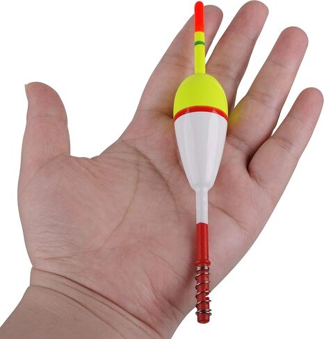 AGOOL Slip Bobbers Wood Fishing Floats and Bobbers Spring Bobbers Stick Slip Bobbers for Crappie Fishing Bobbers for Crappie Panfish Walleyes Trout Bass Fishing 5/10pcs in Saudi Arabia