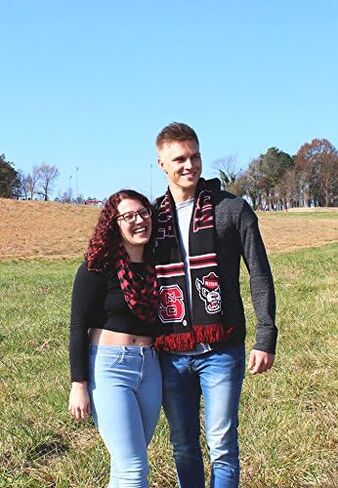 Tradition Scarves NC State Wolfpack Scarf - Special Edition Black Knitted - NCSU in Saudi Arabia