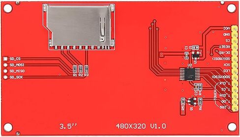 LCD Module TFT Touch Screen Display Serial Peripheral Interface ILI9488 HD 480x320 3.5in Electronic Screen Driver Accessories in Saudi Arabia