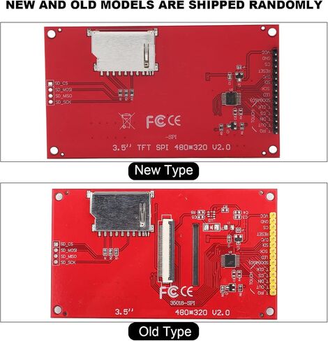 LCD Module TFT Touch Screen Display Serial Peripheral Interface ILI9488 HD 480x320 3.5in Electronic Screen Driver Accessories in Saudi Arabia