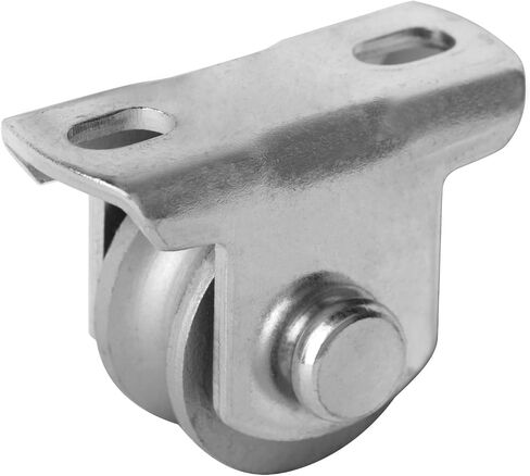 6 Pcs Wall Mount Pulleys,1-5/8 Inch Cable Wall Mount Single Bearing Pulleys for 3/8" Wire or Rope for Pulley System, Sliding Gate,Working Load 330 Lbs,Carbon Steel in Saudi Arabia