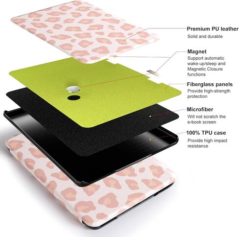 حافظة CoBak لجميع إصدارات Kindle 11th Generation 2022 الجديدة فقط - غطاء ذكي من جلد البولي يوريثان فائق النحافة مع خاصية النوم والاستيقاظ التلقائي، حافظة حماية ممتازة لجهاز Kindle 2022 in Saudi Arabia