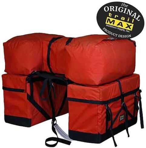 TrailMax Pack-A-Saddle; Saddle Pack Pannier System, Fits Riding Saddles, Decker & Sawbuck Pack Saddles; Pack Saddle System W/Detachable Panniers; Panniers for Hunting; Camping, New Packers; BR in Saudi Arabia