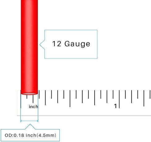 سلك سيليكون BNTECHGO 12 قياس 10 قدم أحمر و10 قدم أسود مرن 12 AWG سلك نحاسي معلب in Saudi Arabia