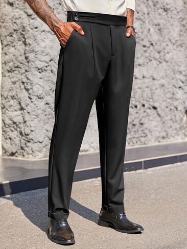 بنطلون كاجوال رجالي من PASLTER، بنطلون خفيف الوزن ومقاس عادي مع جيوب in Kuwait