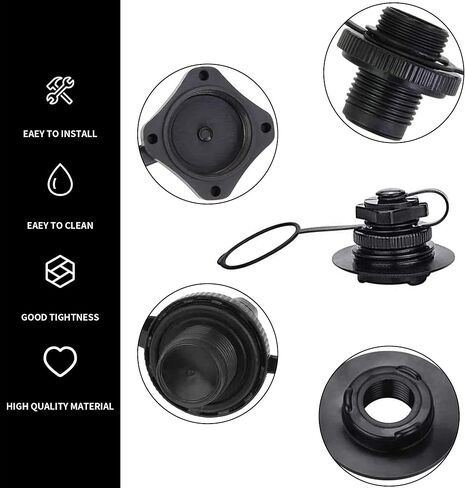 Canoe，Inflatable Boat Screw Plug, one-Way Inflation Replacement Nozzle,Perfect jilong forBoats/Kayak Airbeds Boats2 Set Boston Valve Replacement with，Valve for 0.78-0.8 inch in Kuwait