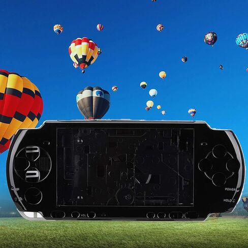 استبدال غطاء وحدة التحكم بالكامل لوحدة التحكم في الألعاب، أجزاء إصلاح لغطاء PSP 3000 المضاد للخدش المحمول لـ PSP3000 مع مفك براغي (أسود) in Saudi Arabia