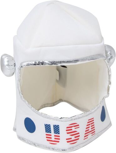 Storybook Wishes Kids خوذة رائد فضاء من القماش الأبيض الناعم in Kuwait