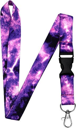 حبل EASTERUP للمفاتيح، حبل سلسلة المفاتيح، حبل ناعم حريري عريض، مطبوع بشكل جميل، حبل للمعلم مع مشبك زنبركي للنساء/الرجال in Kuwait