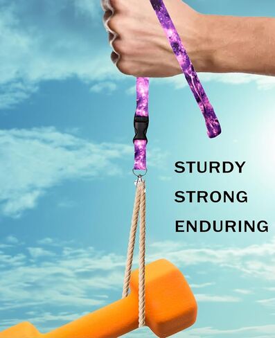 حبل EASTERUP للمفاتيح، حبل سلسلة المفاتيح، حبل ناعم حريري عريض، مطبوع بشكل جميل، حبل للمعلم مع مشبك زنبركي للنساء/الرجال in Kuwait