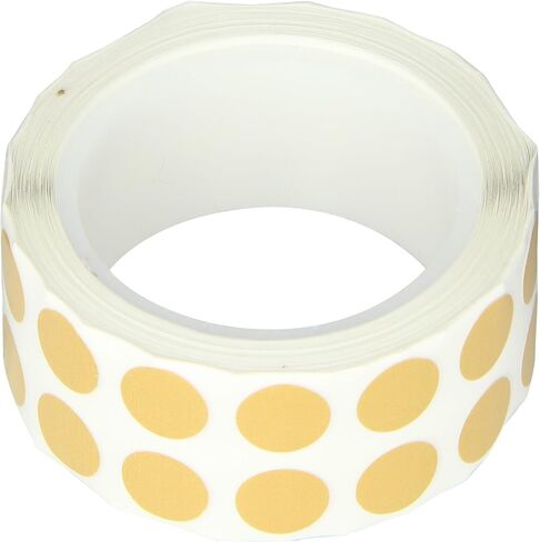 ملصق من البولي فينيل للبقع الصعبة T-SPOTS-50C متنوع، قطر 1/2 بوصة، قهوة (لفة 500) in Kuwait