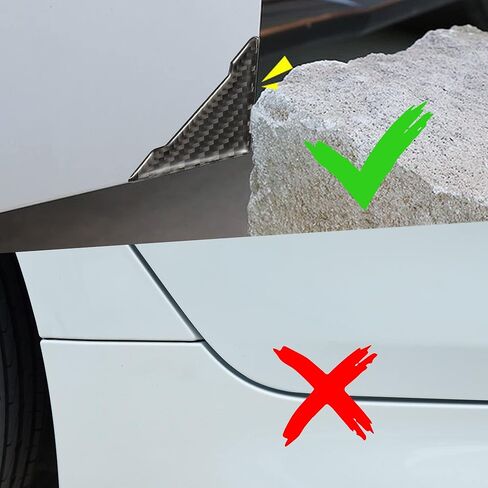 TOMALL 4 Pcs Car Door Edge Guards Door Anti-Collision Strip Anti-Rub Trim Clear Accessories Door Corner Bumper Protector Anti-Scratch Universal for All Cars SUV (V-White Clear) in Saudi Arabia