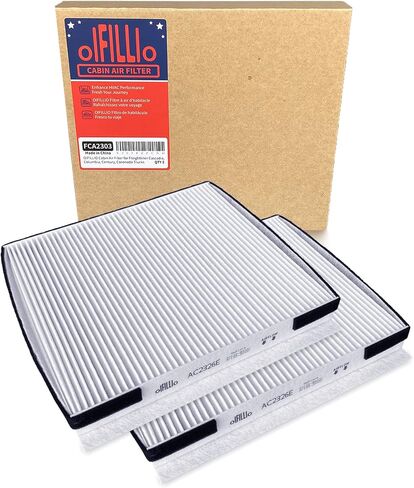 Genesis Cabin Air Filter CF10735 for Genesis G70 G80 G90 GV70 GV80 (2017-2023), Genesis(2009-2016), Santa Fe (2019-2020) Telluride (2020-2024) Stinger (2018-2023) Equus (2011-2016) wp10367, 971333M000 in Saudi Arabia