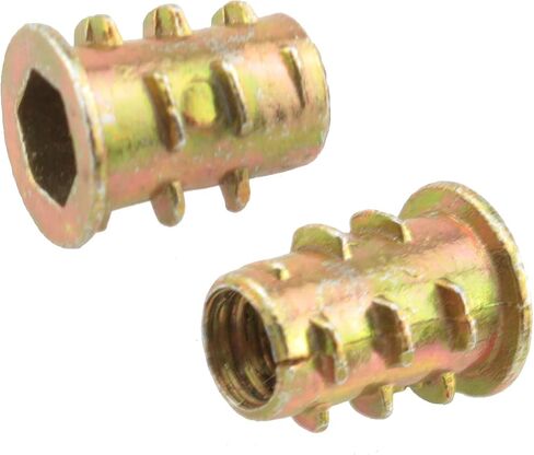 M4x10mm الخيوط صواميل إدراج FMHXG 60 قطعة M4x10mm nterface عرافة المقبس الخيوط صواميل إدراج للأثاث الخشبي in Saudi Arabia