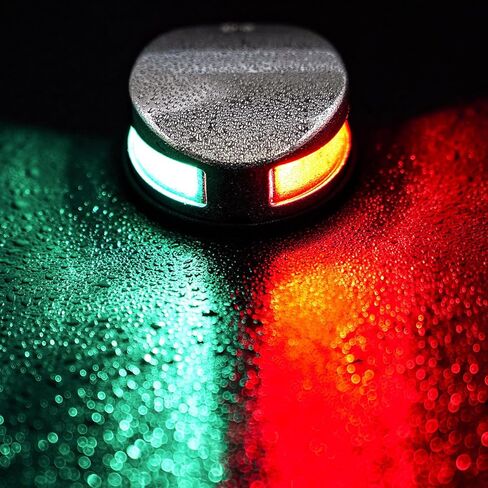 ضوء الملاحة للقارب من الفولاذ المقاوم للصدأ #316 من Young Marine، ضوء القوس LED للقارب، أضواء الملاحة LED البحرية. ضوء أمامي مثالي للقارب للقوارب الصغيرة والعائمة in Kuwait