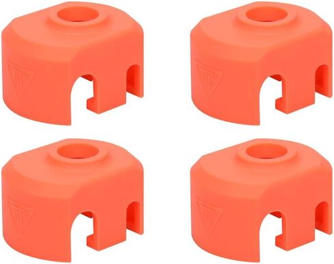 BIQU 3D الطابعة سخان كتلة غطاء سيليكون، 4 قطع سيليكون جورب سخان كتلة غطاء 3D Priner أجزاء سيليكون كم الغطاء الواقي ل Phaetus Dragon Hotend الطارد سخان كتلة حماية Hotend in Kuwait