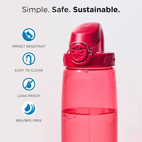 Nalgene Sustain Tritan BPA-Free On The Fly Water Bottle Made with Material Derived from 50% Plastic Waste in Kuwait