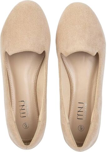 MUSSHOE Flats Shoes for Women Slip on Round Toe Comfortable Women's Flats Ballet Flats Shoes Loafers in Saudi Arabia