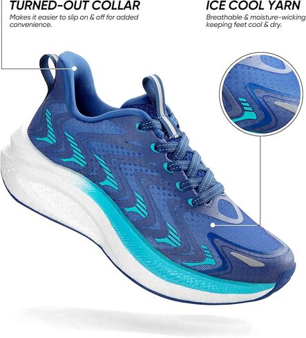 Women's Running Walking Tennis Shoes Comfortable Non-Slip FlyLife Breathable Athletic Workout Gym Cross Trainer Sports Sneakers in Saudi Arabia