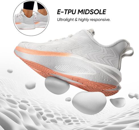 Women's Running Walking Tennis Shoes Comfortable Non-Slip FlyLife Breathable Athletic Workout Gym Cross Trainer Sports Sneakers in Saudi Arabia