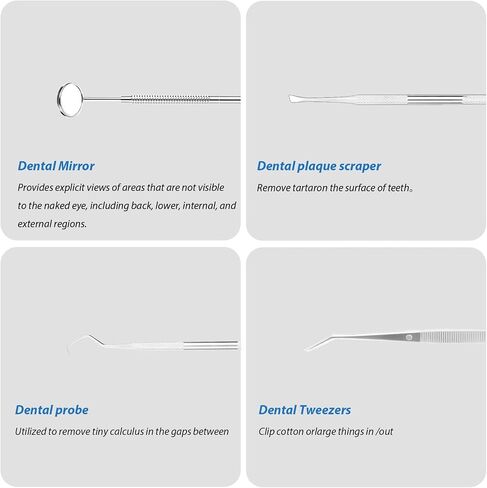 Dog Teeth Cleaning Kit Plaque Remover for Teeth - Pet Puppy Dental Toothbrush Tool-Ultrasonic Cleaner Brushing Care-Teeth Cleaning for Dogs, Dental Tools for Small Large Dogs,Black in Saudi Arabia