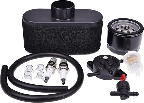 JEENDA Tune Up Kit 99969-6425 ومضخة الوقود 49040-7008 49040-0770 متوافقة مع Kawasaki FR651V FR691V FR730V استبدال المحرك 49065-7007 49065-0721 فلتر الزيت، 11013-7047 11029-0031 فلتر الهواء in Saudi Arabia