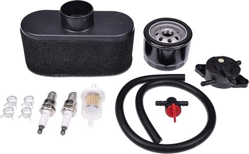 JEENDA Tune Up Kit 99969-6425 ومضخة الوقود 49040-7008 49040-0770 متوافقة مع Kawasaki FR651V FR691V FR730V استبدال المحرك 49065-7007 49065-0721 فلتر الزيت، 11013-7047 11029-0031 فلتر الهواء in Saudi Arabia
