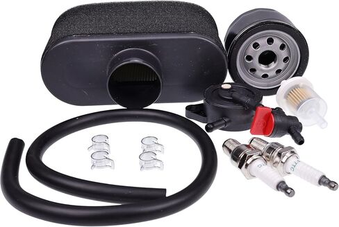 JEENDA Tune Up Kit 99969-6425 ومضخة الوقود 49040-7008 49040-0770 متوافقة مع Kawasaki FR651V FR691V FR730V استبدال المحرك 49065-7007 49065-0721 فلتر الزيت، 11013-7047 11029-0031 فلتر الهواء in Saudi Arabia