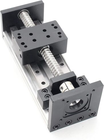 RATTMMOTOR HBX1605 100mm / 3.94" Linear Motion Guide Actuator Double Linear Rail Slide 1605 Ballscrew Motorized XY XYZ Linear Stage Table Nema23 Stepper Motor for DIY CNC Router Engraver Machine in Kuwait