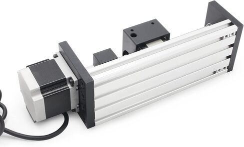RATTMMOTOR HBX1605 100mm / 3.94" Linear Motion Guide Actuator Double Linear Rail Slide 1605 Ballscrew Motorized XY XYZ Linear Stage Table Nema23 Stepper Motor for DIY CNC Router Engraver Machine in Kuwait