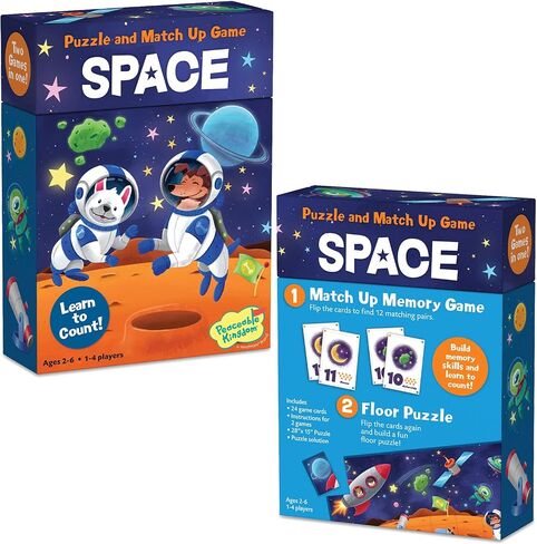 Peaceable Kingdom Press Princess 2-in-1 Match Up Memory Game & Floor Puzzle (24 Piece) in Saudi Arabia