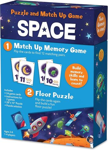 Peaceable Kingdom Press Princess 2-in-1 Match Up Memory Game & Floor Puzzle (24 Piece) in Saudi Arabia