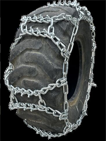 TireChain.com 420/70-24 NHS Tractor Tread Stud Duo Grip Tire Chains in Saudi Arabia