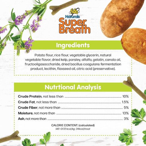 عظام رعاية الأسنان الفائقة للكلاب - 8 تعامل لكل حزمة (3 عبوات) - علاج الأسنان الكلب للكلاب المتوسطة (مصنوعة في الولايات المتحدة الأمريكية) - يمضغ الكلاب الأسنان في تقليل البلاك ، تراكم التارت ، وتنفس الطالب. in Kuwait