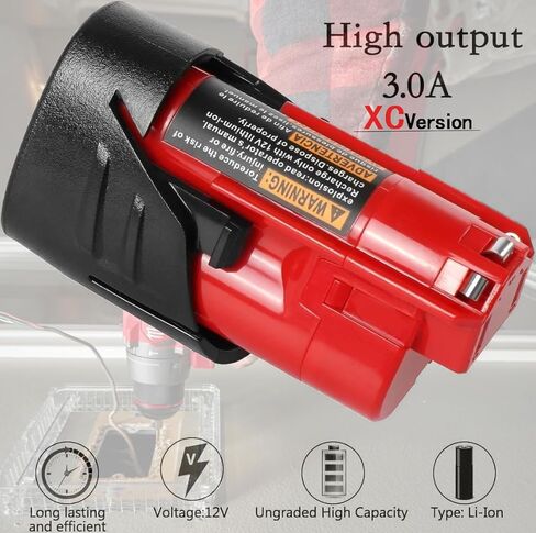 بطارية 8.0A M18 لميلووكي M18 48-11-1880 ليثيوم أحمر عالي الإخراج 18 فولت 8.0 AhLithium-lon حزمة بطارية 18 فولت لبطارية ميلووكي M18 48-11-1850 48-11-1840 M18 M18B أدوات كهربائية لاسلكية in Kuwait