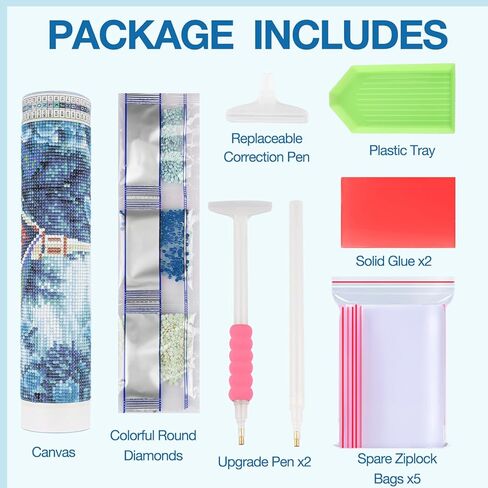 Meiyuda Diamond Painting Kits للبالغين ، 5D الزهور مجموعات فن الماس للمبتدئين للمبتدئين ، DIY Flower Vase Full Diamond Art Decor in Kuwait