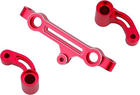 Steering Assembly Aluminum Alloy Steering Top Plate&Steering Bellcrank Upgrade Parts for 1/5 Arrma Kraton 8S Outcast 8S BLX，Replace ARA320474 ARA340153 in Saudi Arabia