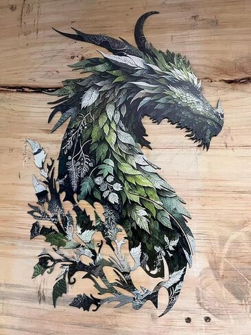 Dragon Metal Wall Art Decor Medieval Decorations Fantasy Decorations for Beach Room Bedroom Office Decor Decor for Men Dragon Lover's Gifts (14.2 in × 11.4 باللون الأسود） in Kuwait