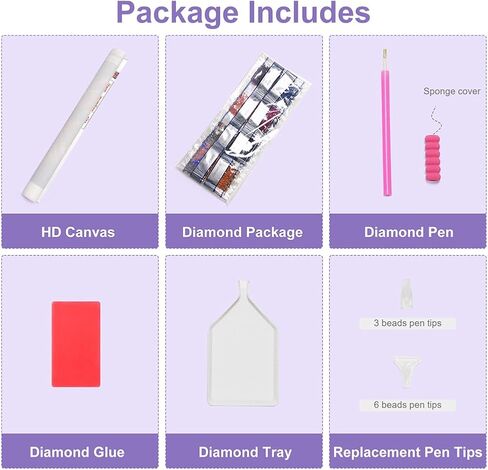Sanjee Chicken Diamond Art Kits for Adults, Cat Diamond Painting Kits for Beginners, 5D DIY Round Full Drill Diamond Dots for Wall Decoration Gift, 12x12inch in Saudi Arabia