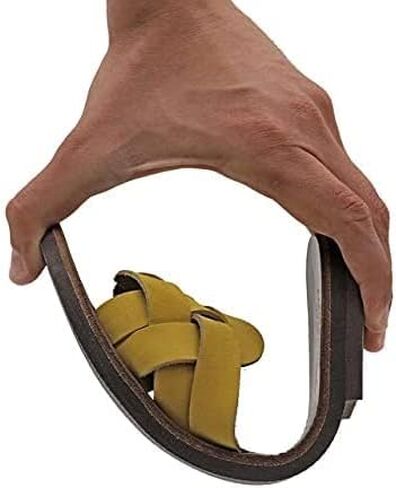 صنادل إيمانويلا على الطراز اليوناني القديم، صنادل مسطحة مصنوعة يدويًا من الجلد مغلقة من الأمام، صنادل عالية الجودة قابلة للتعديل، أحذية صيفية بحزام الكاحل للنساء، صنادل بوهو شيك في قفص in Kuwait