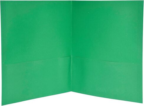 School Smart Extra-Large Folders with Pockets, 9 x 12 Inches, Yellow, Pack of 25 in Saudi Arabia
