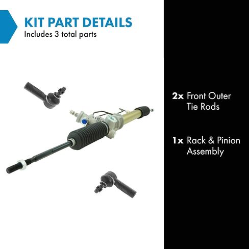 TRQ Front Steering Kit Drag Link Steering Stabilizer Damper Tie Rod Tie Rod Adjusting Sleeve Compatible with 2006-2008 Dodge Ram 1500 2003-2008 Ram 2500 Ram 3500 in Kuwait