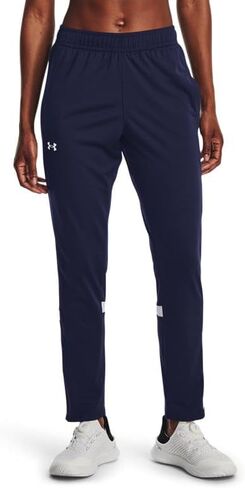 Under Armour Team Knit Womens Warm Up Pants 2XL Forest Green-White in Kuwait