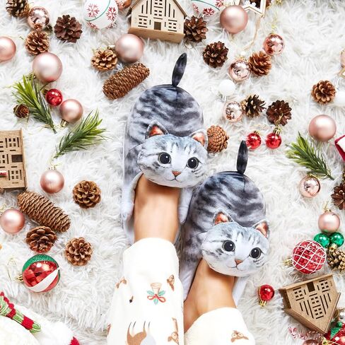Funny Animal Sloth Slippers for Women,Bedroom Slippers, House Shoes,Cute Fluffy Slippers for Indoor and Outdoor ,Soft Cozy,Non-Slip-Sole,Christmas Gifts for Women/Men/Mom/Girls (Sloths) in Kuwait