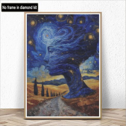 Kaliosy 5D Diamond Art Kits for Adults Skeleton Octopus by Number Kits, Diamond Painting Art DIY Full Drill Crystal Craft Cross Stitch Embroidery Decoration (12x16 inch) 30x40 cm in Saudi Arabia